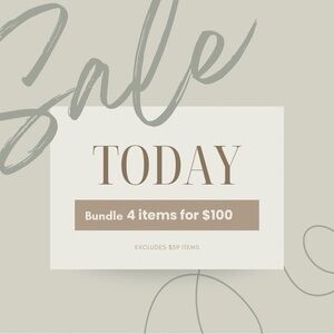 Bundle Offer 4 for $100